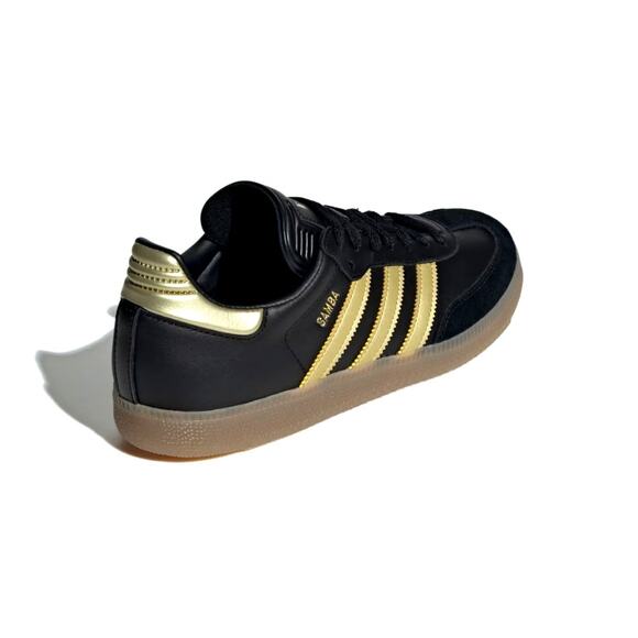 Adidas Unisex Core Black Gum Samba Messi Indoor Soccer Size M10 W11 - Picture 12 of 12